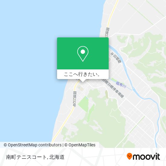 南町テニスコート地図