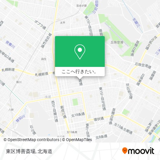 東区博善斎場地図