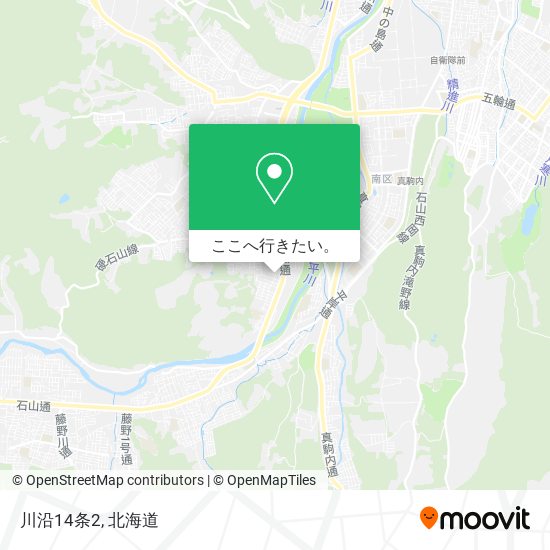 川沿14条2地図