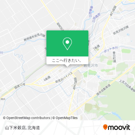 山下米穀店地図