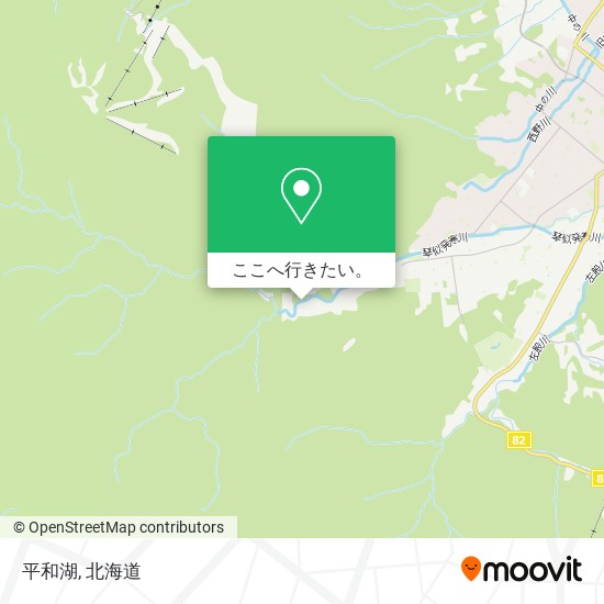 平和湖地図