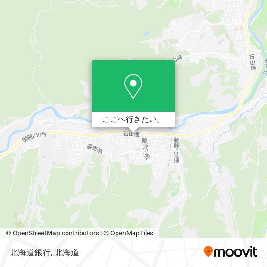 北海道銀行地図