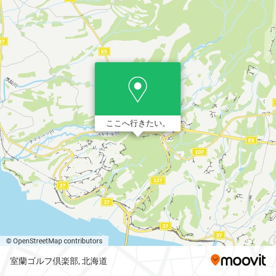 室蘭ゴルフ倶楽部地図