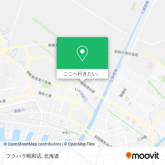 フクハラ昭和店地図