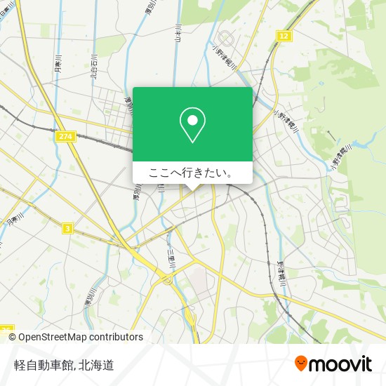 バスで札幌市の軽自動車館への行き方 Moovit