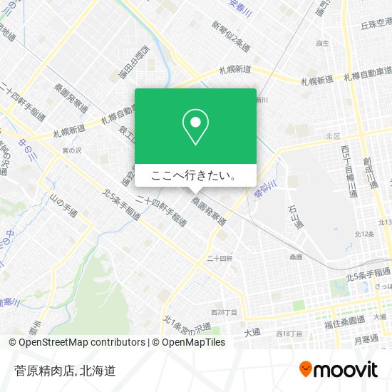 菅原精肉店地図
