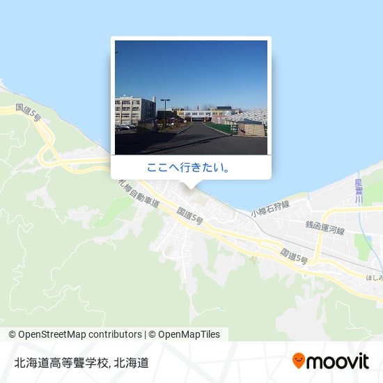 北海道高等聾学校地図