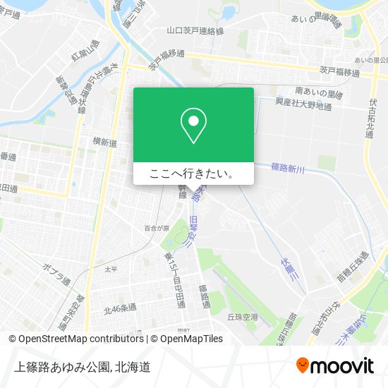 上篠路あゆみ公園地図