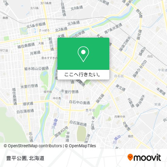 豊平公園地図
