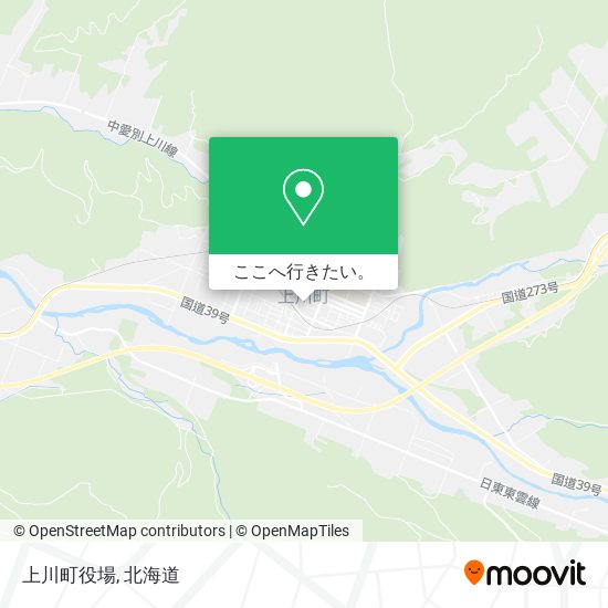 上川町役場地図