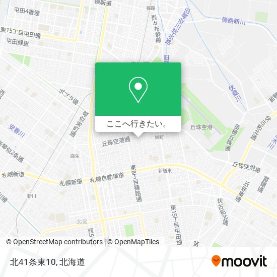 北41条東10地図