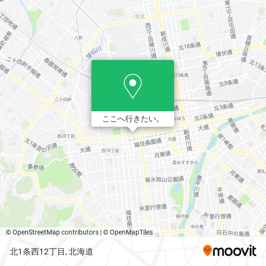 北1条西12丁目地図