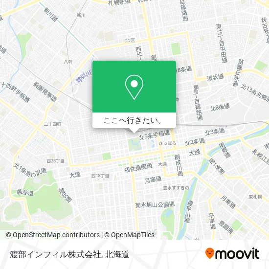 渡部インフィル株式会社地図