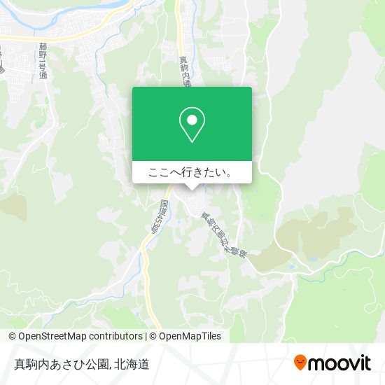 真駒内あさひ公園地図