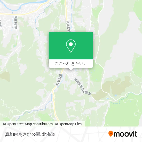 真駒内あさひ公園地図