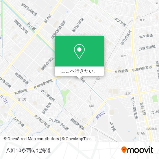 八軒10条西6地図