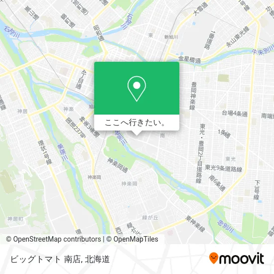 ビッグトマト 南店地図