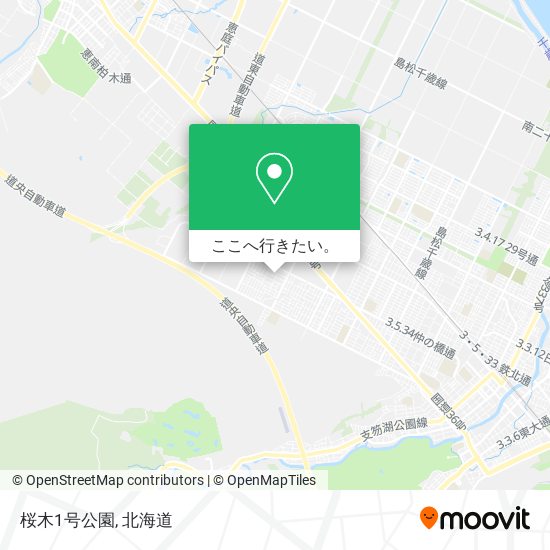 桜木1号公園地図