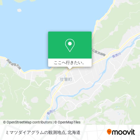 ミマツダイアグラムの観測地点地図