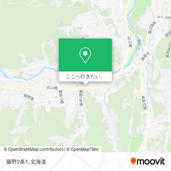 藤野2条1地図