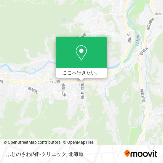 ふじのさわ内科クリニック地図
