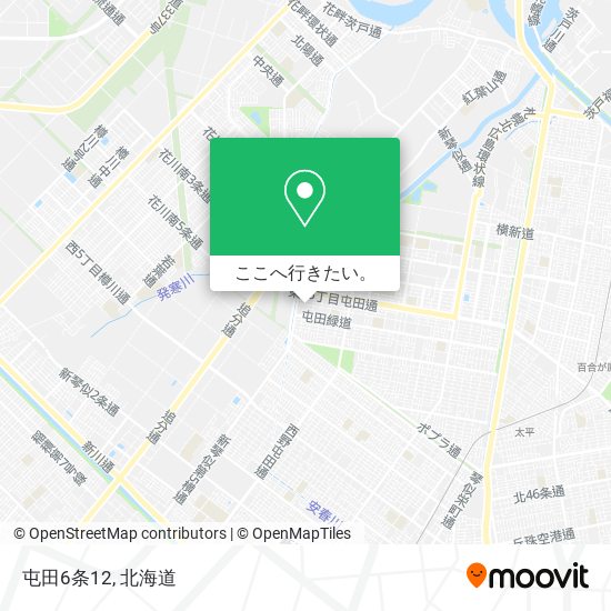 屯田6条12地図