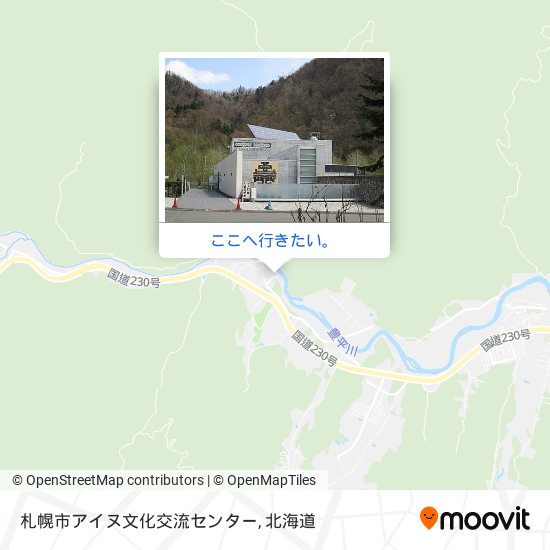 札幌市アイヌ文化交流センター地図