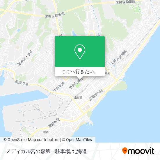 メディカル宮の森第一駐車場地図