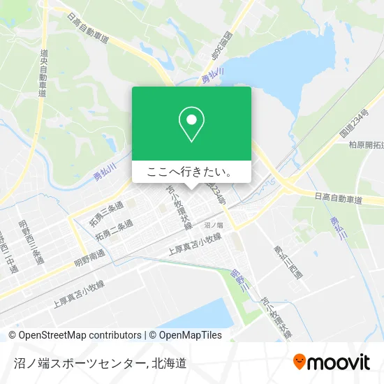 沼ノ端スポーツセンター地図