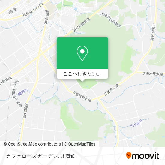 カフェローズガーデン地図
