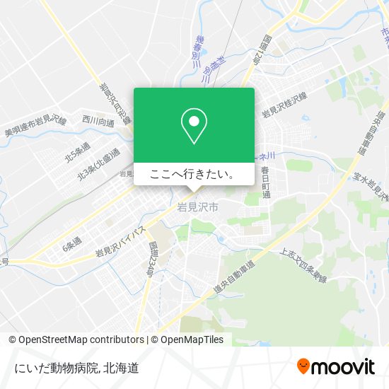 にいだ動物病院地図