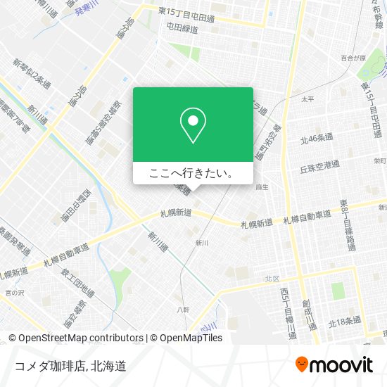 コメダ珈琲店地図