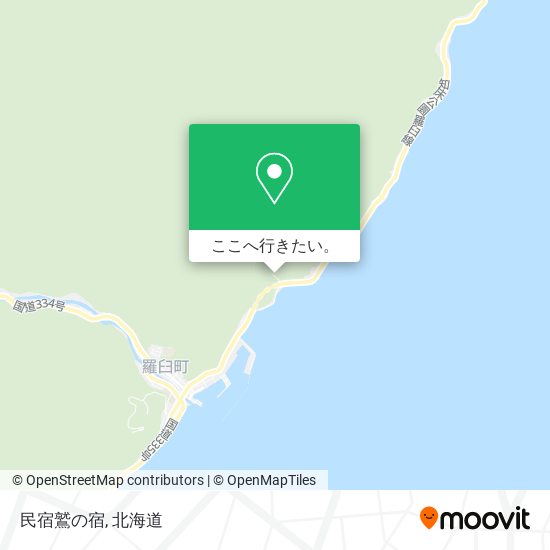 民宿鷲の宿地図