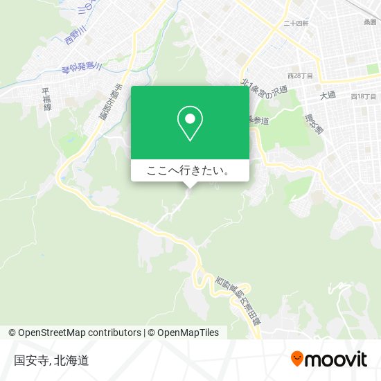 国安寺地図