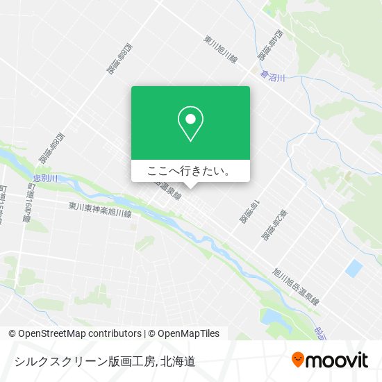 シルクスクリーン版画工房地図