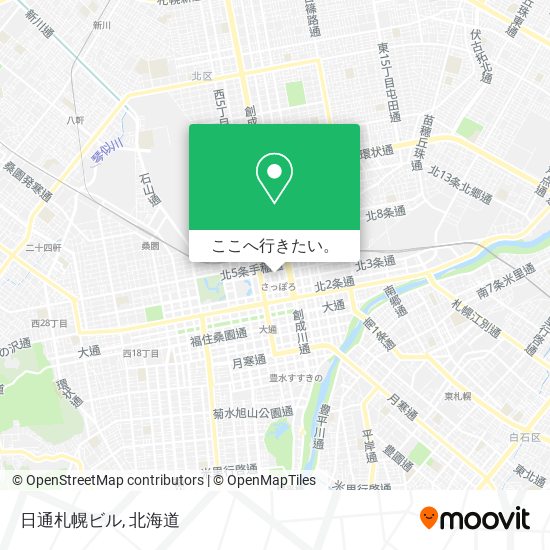 日通札幌ビル地図