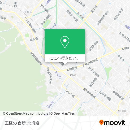 王様の 台所地図