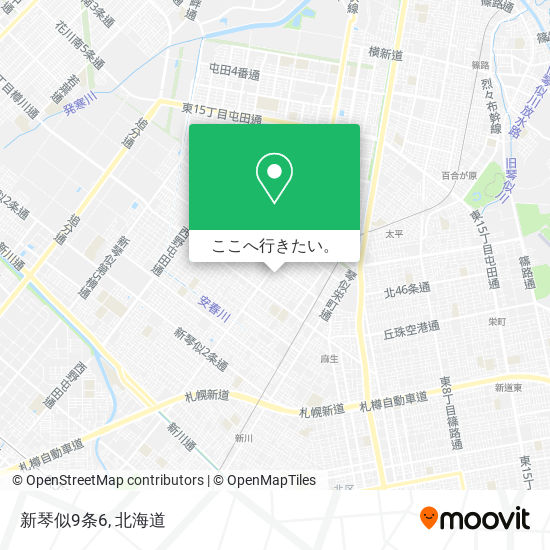 新琴似9条6地図