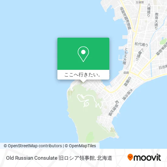 Old Russian Consulate 旧ロシア領事館地図