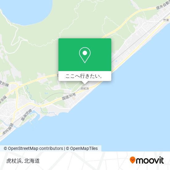 虎杖浜地図