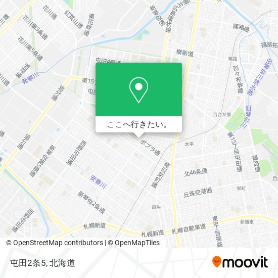 屯田2条5地図