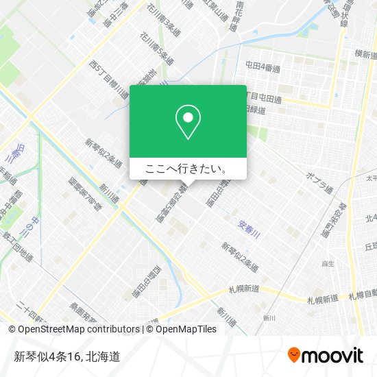 新琴似4条16地図
