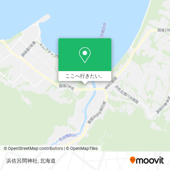 浜佐呂間神社地図