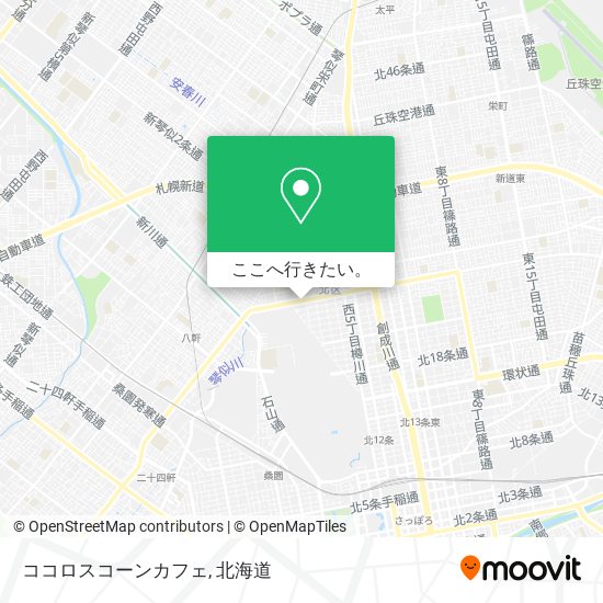 ココロスコーンカフェ地図