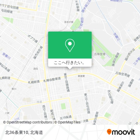 北36条東10地図