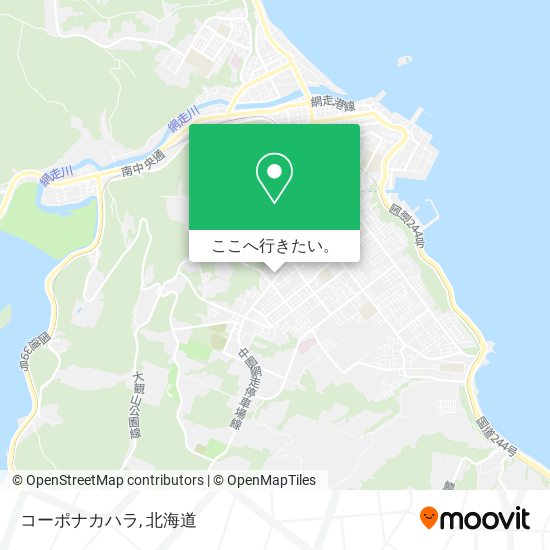 コーポナカハラ地図