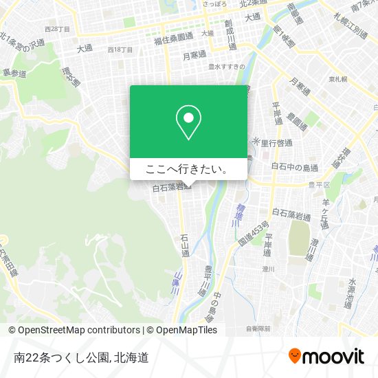 南22条つくし公園地図