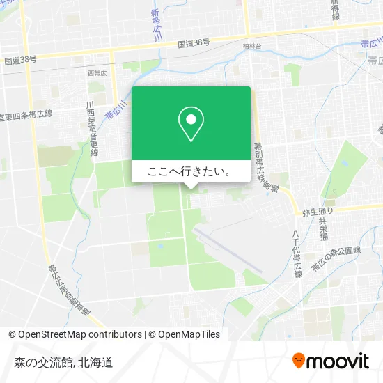 森の交流館地図