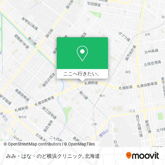 みみ・はな・のど横浜クリニック地図