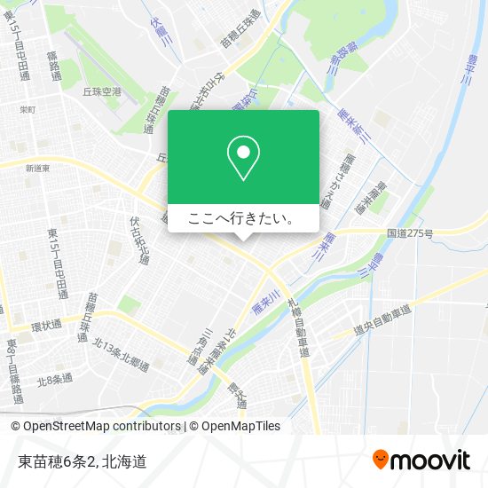 東苗穂6条2地図